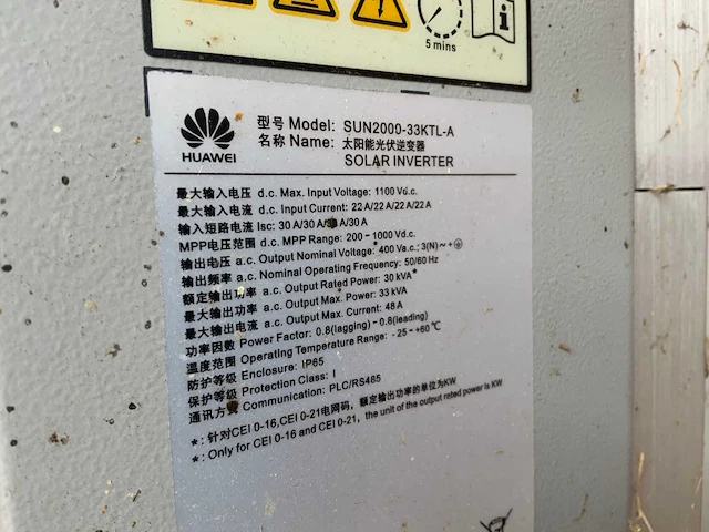 Golfplaat dak geïsoleerd met 940 mono zonnepanelen 310wp en 6x huawei omvormer - afbeelding 24 van  34
