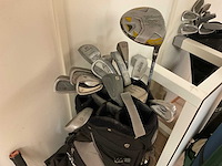 Golfsets 3x tennisrackets 3x en een paar oude schaatsen sheffield steal - afbeelding 3 van  5
