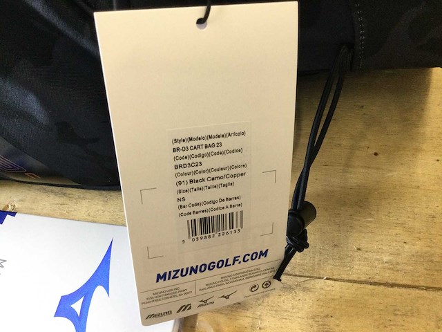 Golftas en 3 clubs en handschoenen - afbeelding 7 van  8