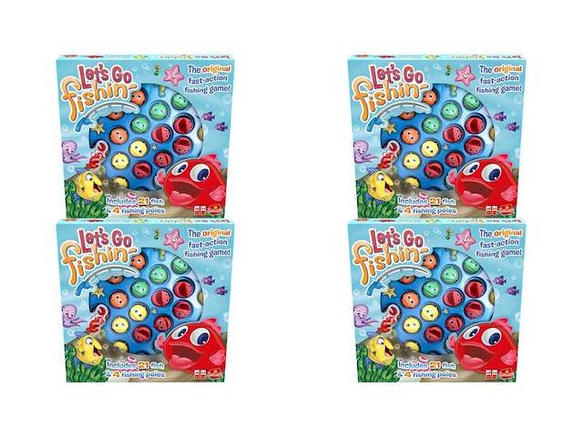 Goliath let's go fishing original (ml) - actiespel - hengelspel - vissen vangen - afbeelding 1 van  2