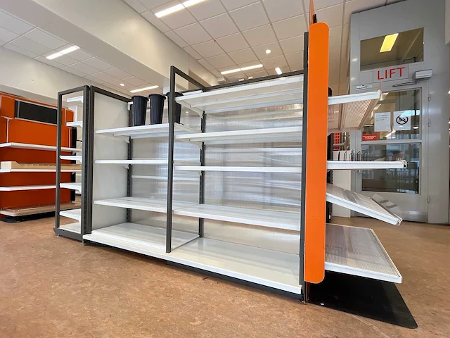 Gondola winkelstelling met kopstelling (2x) - afbeelding 7 van  11
