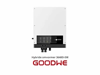 Goodwe - 3648d-em - goodwe 3648d-em hybride omvormer inclusief gm1000 en meetspoelen - afbeelding 1 van  8