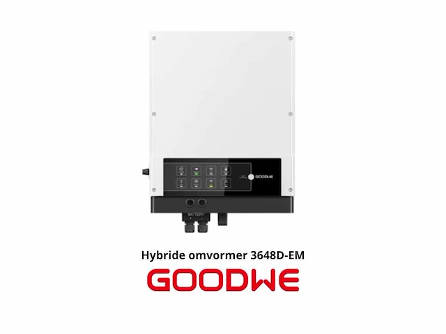 Goodwe - 3648d-em - goodwe 3648d-em hybride omvormer inclusief gm1000 en meetspoelen - afbeelding 1 van  8