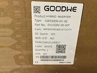 Goodwe - gw5000n-eh-be - inverter (12x) - afbeelding 3 van  3