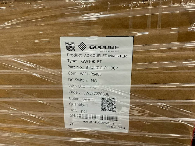 Goodwe - outlet gwk8k-et plus 12,5a - omvormer (30x) - afbeelding 3 van  3