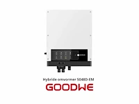 Goodwe 5048d-em hybride omvormer inclusief gm1000 en meetspoelen