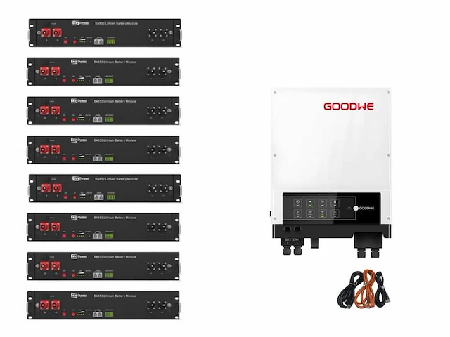 Goodwe + dyness - omvormer met 19.2 kw batterij - afbeelding 1 van  9