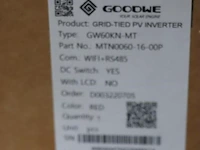 Goodwe grid-tied pv-inverter | type gw60kn-mt | nieuw in doos - afbeelding 5 van  5