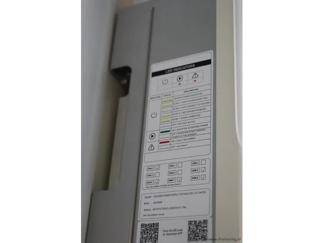 Goodwe gw 1000-ns grid tied pv inverter - afbeelding 3 van  4