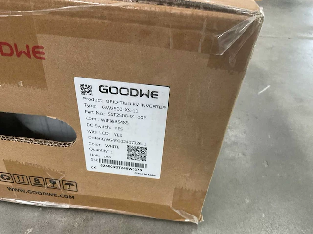 Goodwe gw2500-xs-11 omvormer - afbeelding 2 van  2