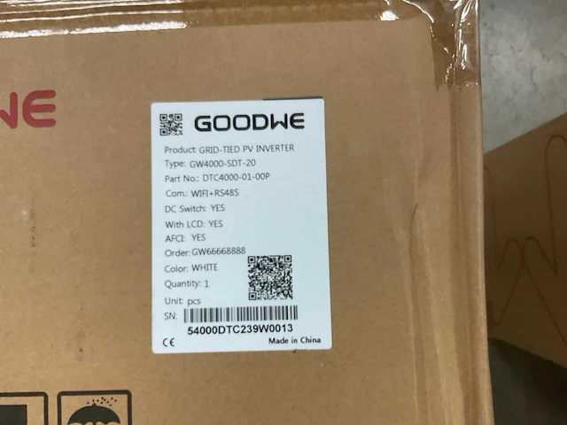 Goodwe gw4000-sdt-20 omvormer - afbeelding 3 van  3