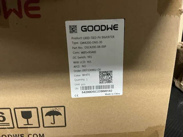 Goodwe gw4200-08-00p omvormer - afbeelding 2 van  4