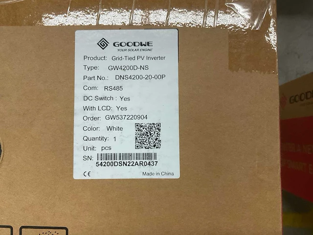 Goodwe gw4200d-ds omvormer - afbeelding 2 van  3
