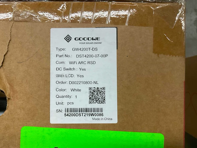 Goodwe gw4200t-ds omvormer - afbeelding 2 van  3