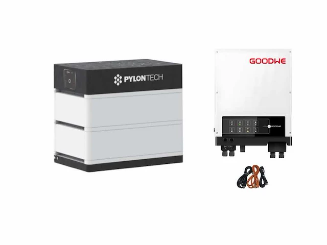 Goodwe + pylontech - omvormer - 7.1 kw batterij t.b.v. energieopslag - afbeelding 1 van  18