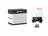 Goodwe + pylontech - omvormer - 7.1 kw batterij t.b.v. energieopslag