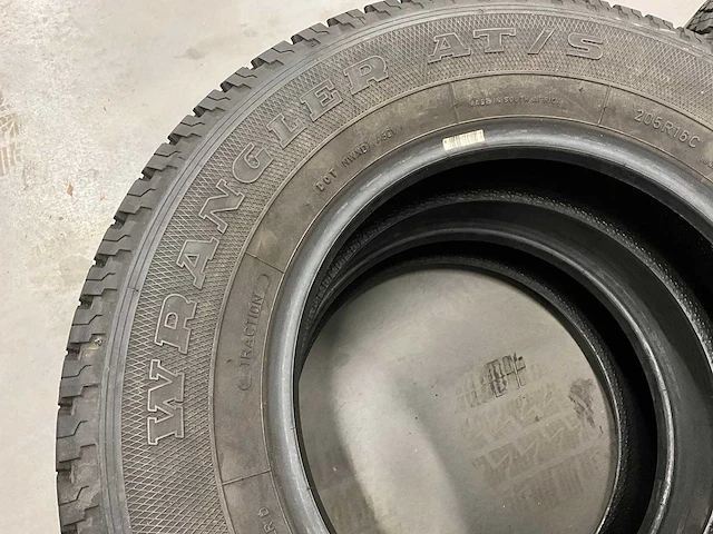 Goodyear "wrangler at/s" 205 r16 (4x) - afbeelding 4 van  9