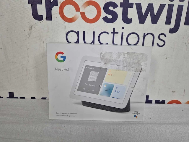 Google nest hub (gen 2) charcoal - afbeelding 2 van  2