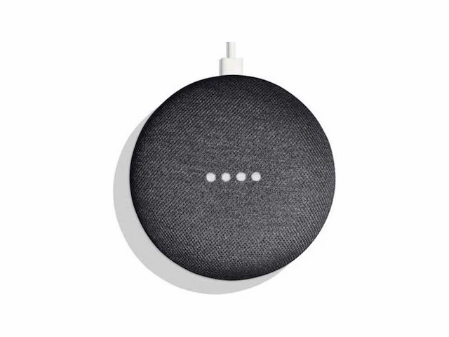 Google nest mini - smart speaker / zwart / 2e generatie - afbeelding 1 van  2