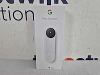 Google nest videodeurbel - deurbeldrukker - batterij - wit - afbeelding 2 van  2