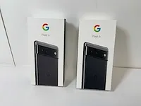 Google pixel 6 - 128 gb - stormy black (2x) - afbeelding 1 van  6
