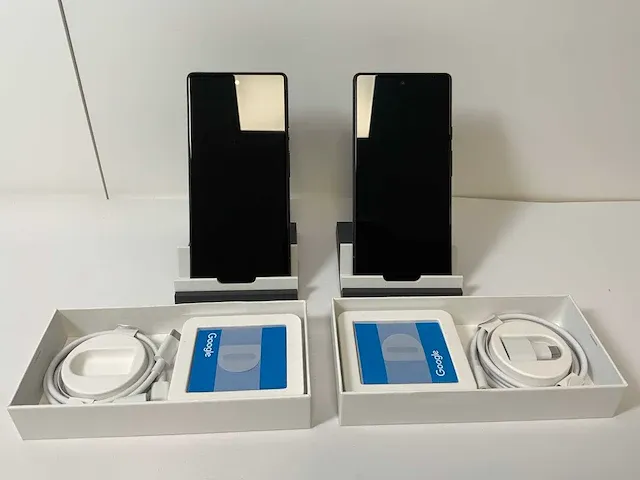 Google pixel 6 - 128 gb - stormy black (2x) - afbeelding 3 van  6