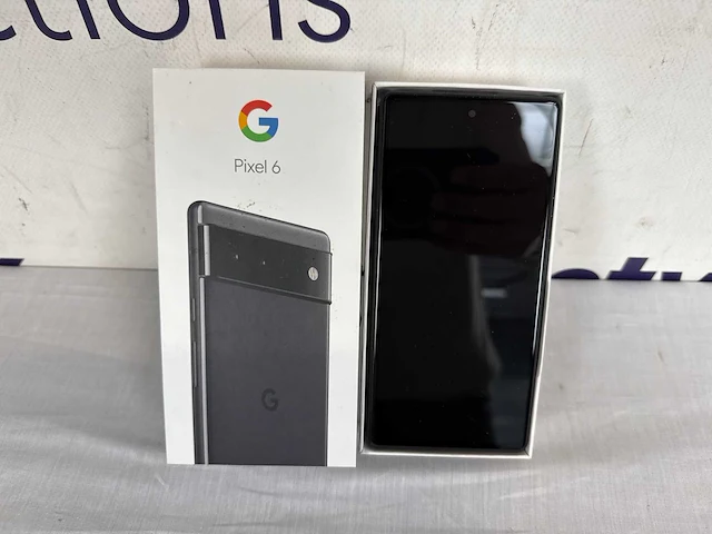 Google pixel 6 - smartphone - 128gb - 5g - zwart - afbeelding 2 van  2