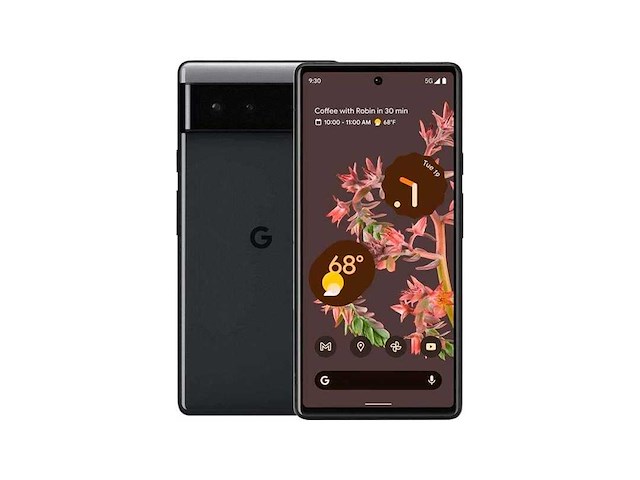 Google pixel 6 - smartphone - 128gb - 5g - zwart - afbeelding 1 van  2