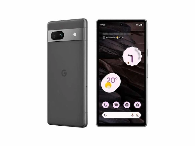 Google pixel 7a - smartphone - 128gb - zwart - dual sim - afbeelding 1 van  2
