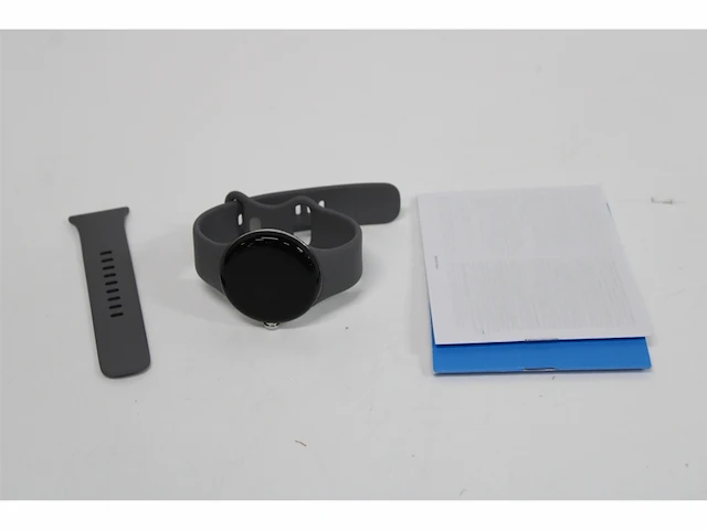 Google pixel smartwatch android met activiteitenregistratie hartslagmeter roestvrijstalen kast in gepolijst zilver - afbeelding 5 van  6
