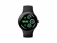 Google pixel watch 3 - smartwatch - 45mm - zwart/zwart - afbeelding 1 van  2