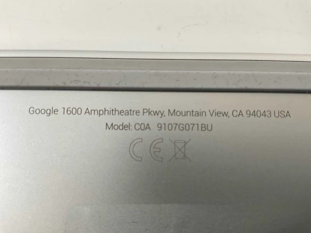 Google pixelbook c0a 12,3”, core(tm) i7 7th gen, 16 gb ram, 512 gb nvme chromebooks (4x) - afbeelding 5 van  17