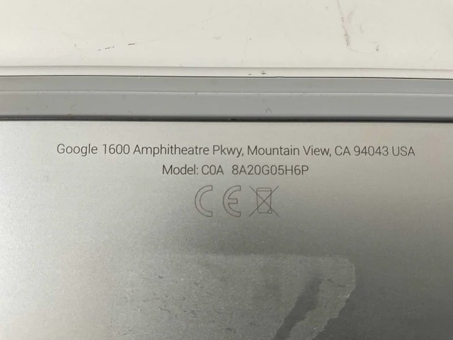 Google pixelbook c0a 12,3”, core(tm) i7 7th gen, 16 gb ram, 512 gb nvme chromebooks (4x) - afbeelding 7 van  17