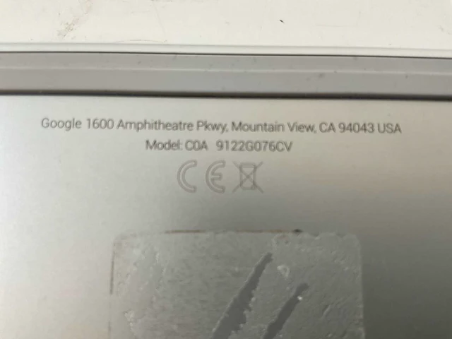 Google pixelbook c0a 12,3”, core(tm) i7 7th gen, 16 gb ram, 512 gb nvme chromebooks (4x) - afbeelding 7 van  19
