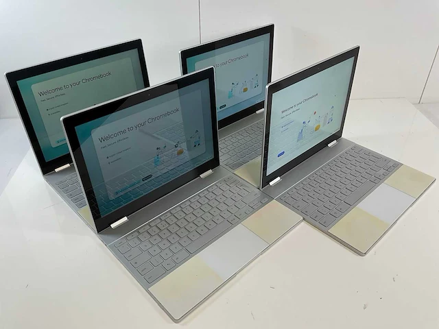 Google pixelbook c0a 12,3”, core(tm) i7 7th gen, 16 gb ram, 512 gb nvme chromebooks (4x) - afbeelding 1 van  19