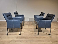 Goossens - seger - eetkamerstoel (4x) - showroommodel - afbeelding 1 van  14