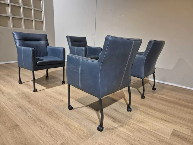 Goossens - seger - eetkamerstoel (4x) - showroommodel - afbeelding 2 van  14