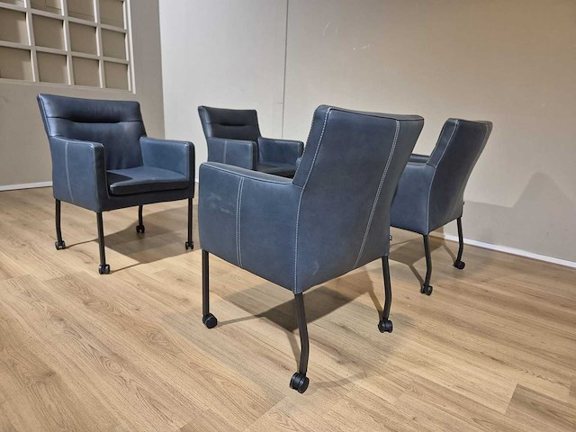 Goossens - seger - eetkamerstoelen - showroommodellen (4x) - afbeelding 7 van  14