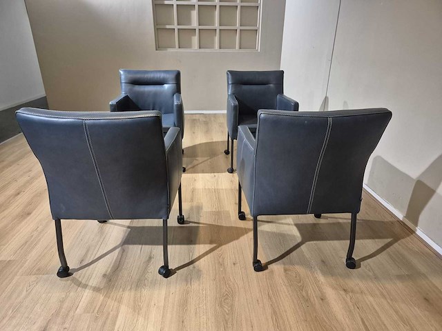 Goossens - seger - eetkamerstoelen - showroommodellen (4x) - afbeelding 8 van  14