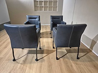 Goossens - seger - eetkamerstoelen - showroommodellen (4x) - afbeelding 8 van  14