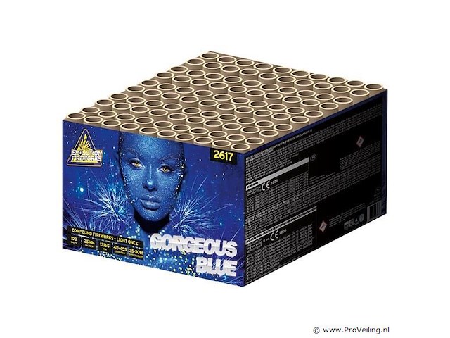 Gorgeous blue 100 shots - afbeelding 1 van  1