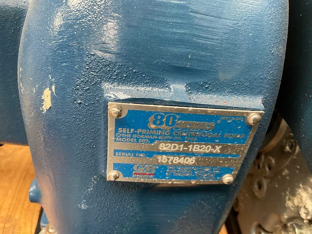 Gorman-rupp 82d1-1b20-x pompunit met toebehoren - afbeelding 8 van  8