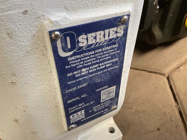 Gorman rupp o-series hydraulic pump unit - afbeelding 5 van  6