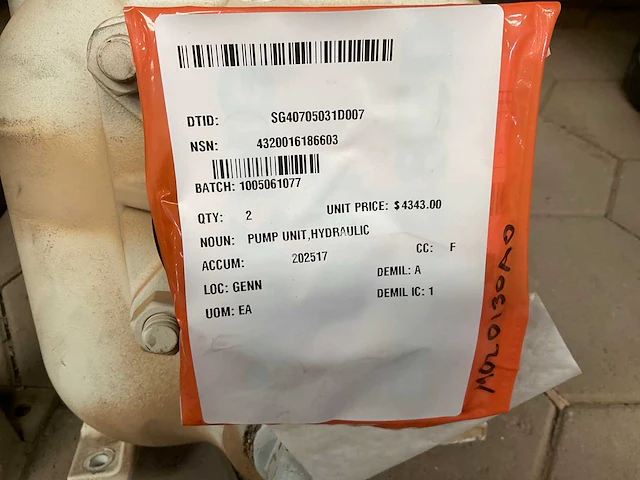Gormann rupp hydraulic pump unit - afbeelding 5 van  5