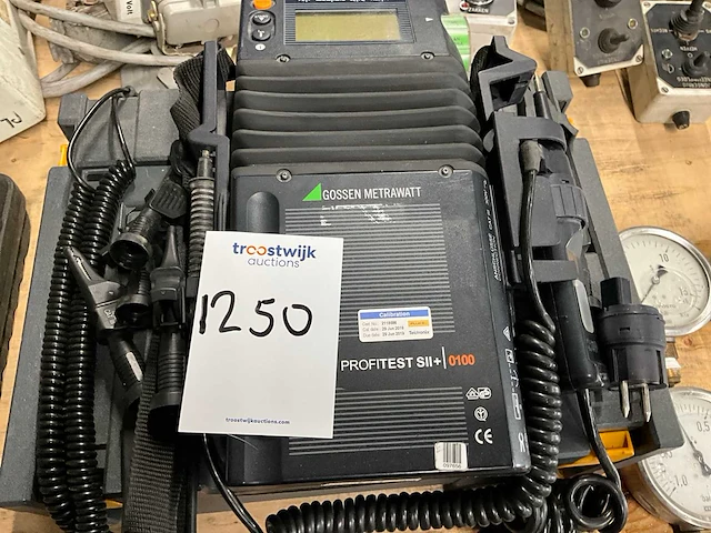 Gossen metrawatt profitest sii+ 0100 installatie tester - afbeelding 2 van  5