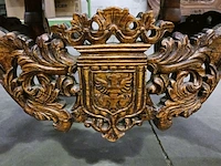 Gotische barok-stijl king & queen lion chair - afbeelding 2 van  16