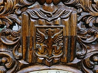 Gotische barok-stijl king & queen lion chair - afbeelding 13 van  16