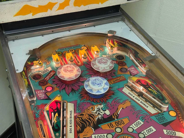Gottlieb - junglequeen - flipperkast - afbeelding 10 van  10