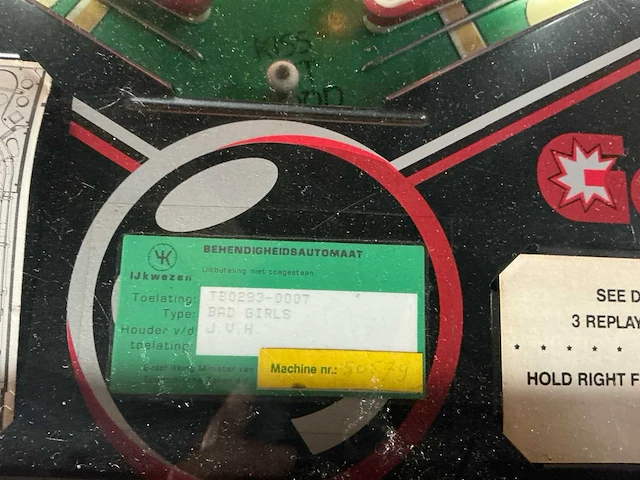Gottlieb bad girls flipperkast freeplay - afbeelding 2 van  18