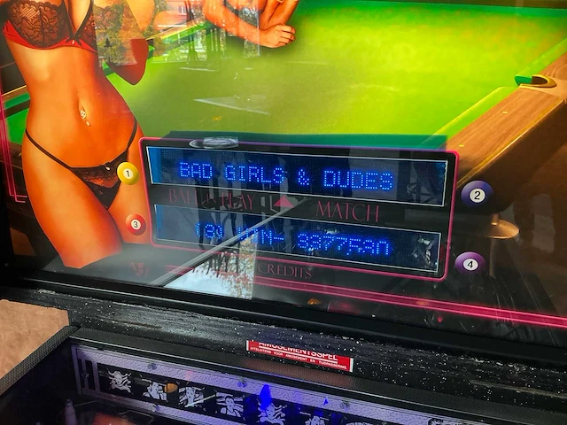 Gottlieb bad girls flipperkast freeplay - afbeelding 5 van  18